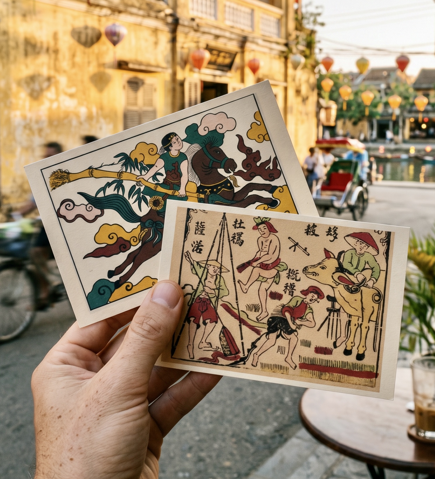 Vietnamese postcards in Hội An